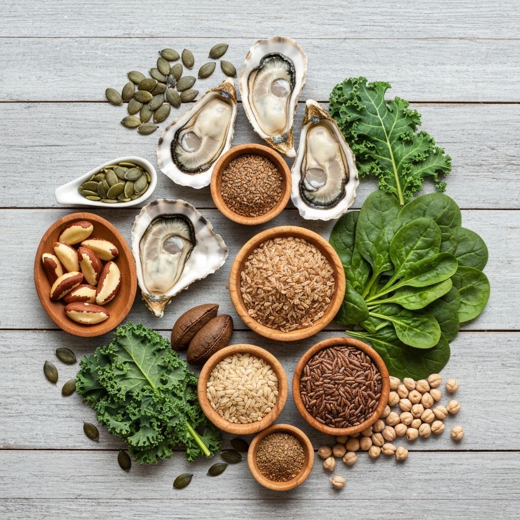 Natural food sources of essential minerals